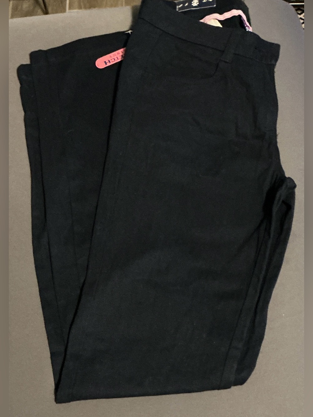Izod Black Men's Dress Pants - Straight Leg